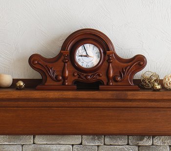 Каминные деревянные часы Классика 47 см