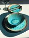 Столовый сервиз Голубая Лагуна на 6 персон керамика (18 предметов)