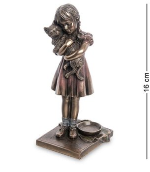 Статуетка Дівчинка з Кошеням Veronese Ws-988