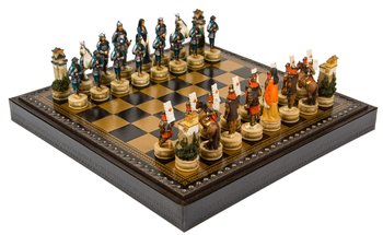 Подарочный набор Italfama "Самураи" шахматы шашки, Нарды
