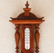 Настенные часы деревянные Консул с барометром и термометром