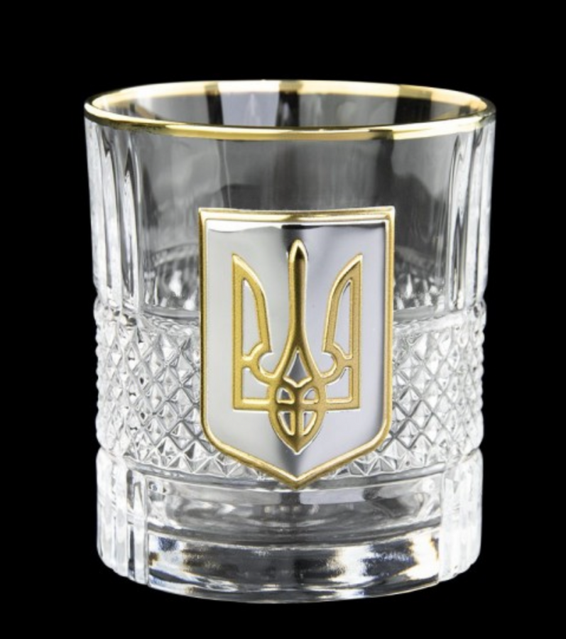 Набір для Віскі "Тризуб" на 6 Персон, Італійський Кришталь