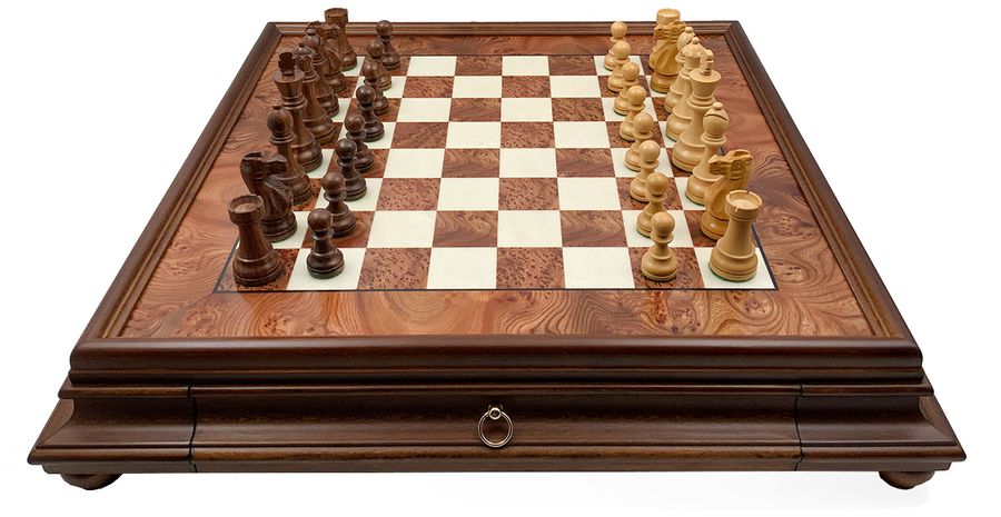 Шахматы подарочные деревянные Italfama "Classico Palissandro Dorato"