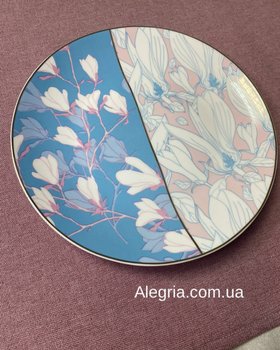 Набор фарфоровых тарелок Нежность 20 см 925-047-6