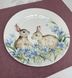 Набор из 6 тарелок Кролики 25 см 358-975-6