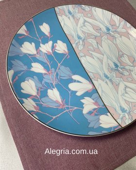 Набор фарфоровых тарелок Нежность 26 см 925-048-6