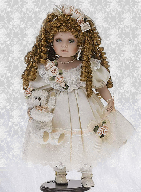 Кукла фарфоровая, декоративная Софи 48 см RF-Collection