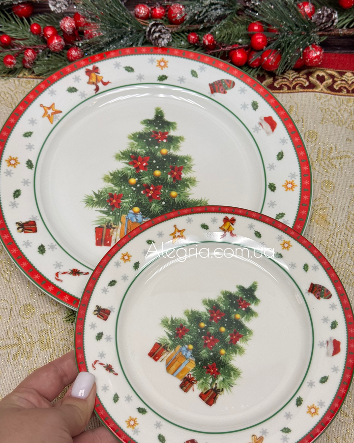 Тарілка Новорічна Святкова 26 см. В НАЯВНОСТІ 1 шт
