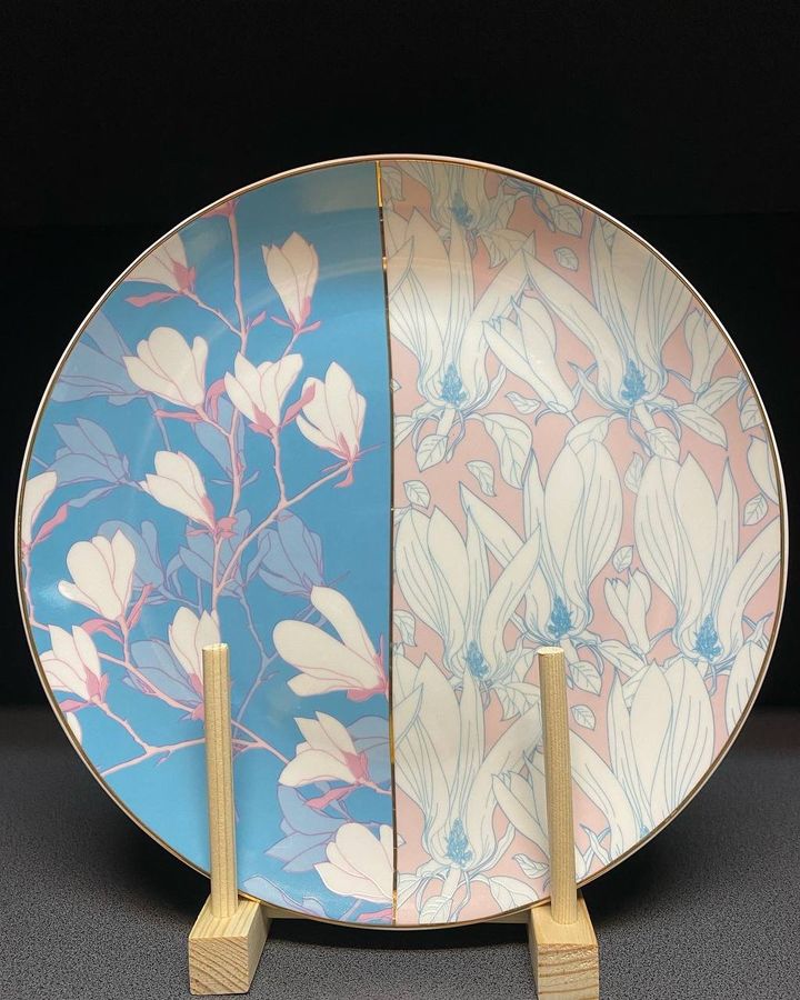 Набор фарфоровых тарелок Нежность 26 см 925-048-6