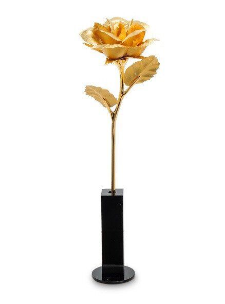 Сувенірна Троянда Маленька на Підставці Gl-Rs-001. Подарунки Жінкам