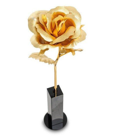 Сувенірна Троянда Маленька на Підставці Gl-Rs-001. Подарунки Жінкам