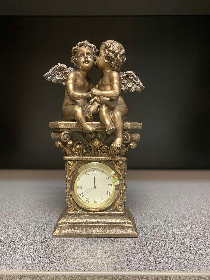 Настольные часы Veronese Ангелочки 9 х 19 см 74559A4