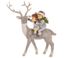 Фигурка новогодняя Дети на олени 192-212. Новогодний декор