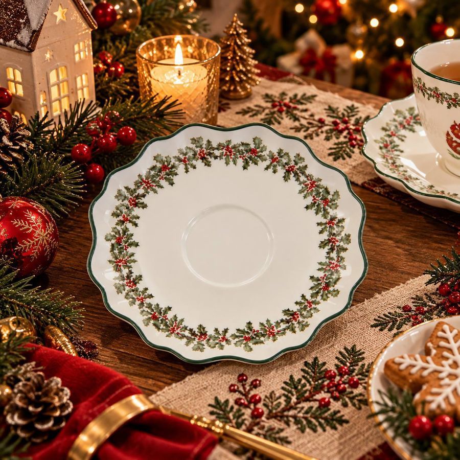 Чайный набор новогодний на 2 персоны "SANTA'S GIFT" 250 мл
