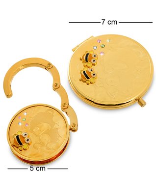 Подарочный набор Зеркальце и держатель для сумки Пчелки WIN-106
