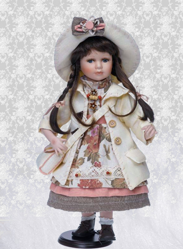 Кукла фарфоровая, декоративная Вирджиния 42 см RF-Collection