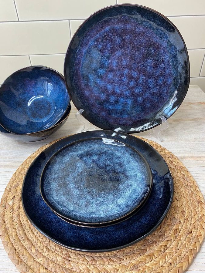 Набор керамических тарелок Neptun 27 см 6 шт