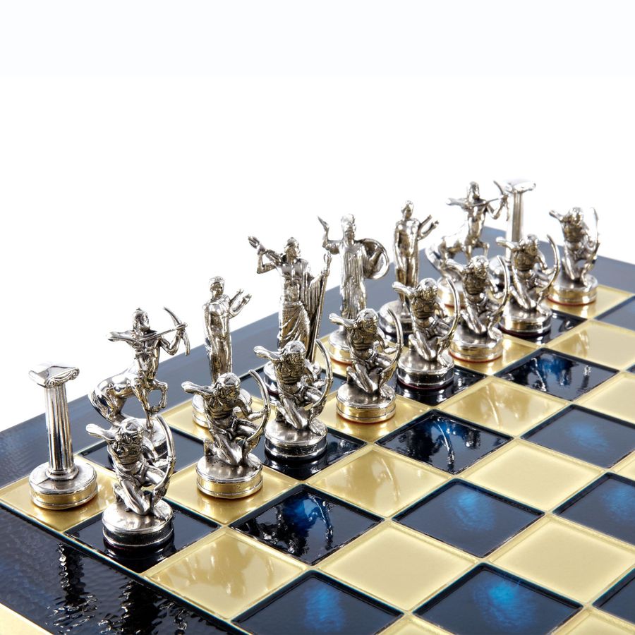 Шахматы подарочные Manopoulos "Геркулес" 36 х 36 см, S5BLU