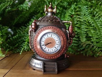 Коллекционные каминные (настольные) часы Veronese Машина времени WU76854A4