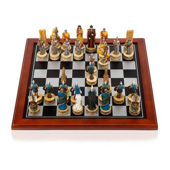 Подарочные шахматы Veronese "Троя" 48 х 48 см. Подарок мужчине