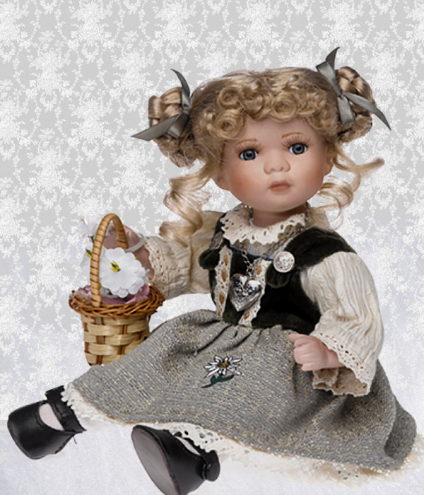 Кукла фарфоровая, декоративная Бавария RF-Collection