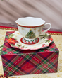 Чашка з блюдцем Christmas Story Flower 180 мл