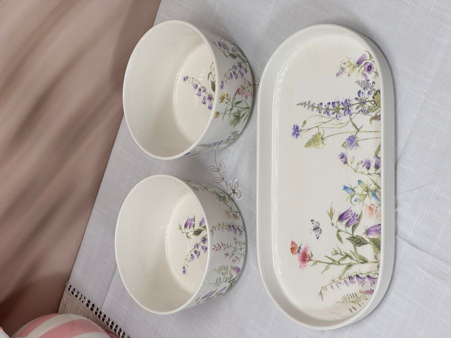 Набір піал, салатників Floral 15 см, 2 шт