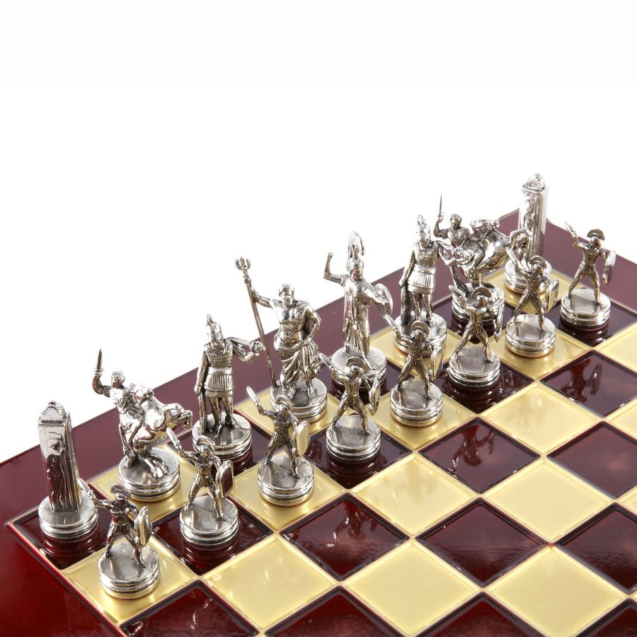 Шахматы подарочные Manopoulos "Греческая мифология" 36 х 36 см, S4RED