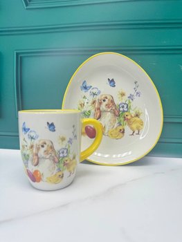 Подарочный набор Пасхальный кролик (тарелка и чашка)