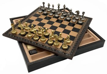 Подарочный набор Italfama "Mignon Fiorito" 28 х 28 см (шахматы и шашки)