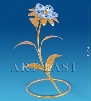 Позолоченная фигурка Сваровски Цветок AR-1146