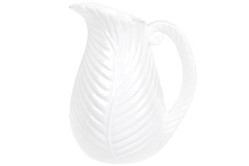Ваза Кувшин белая керамическая 27 см
