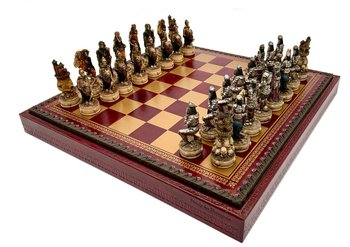 Подарочный комплект Italfama "Skeletons" шахматы, шашки, Нарды R70637+219GR