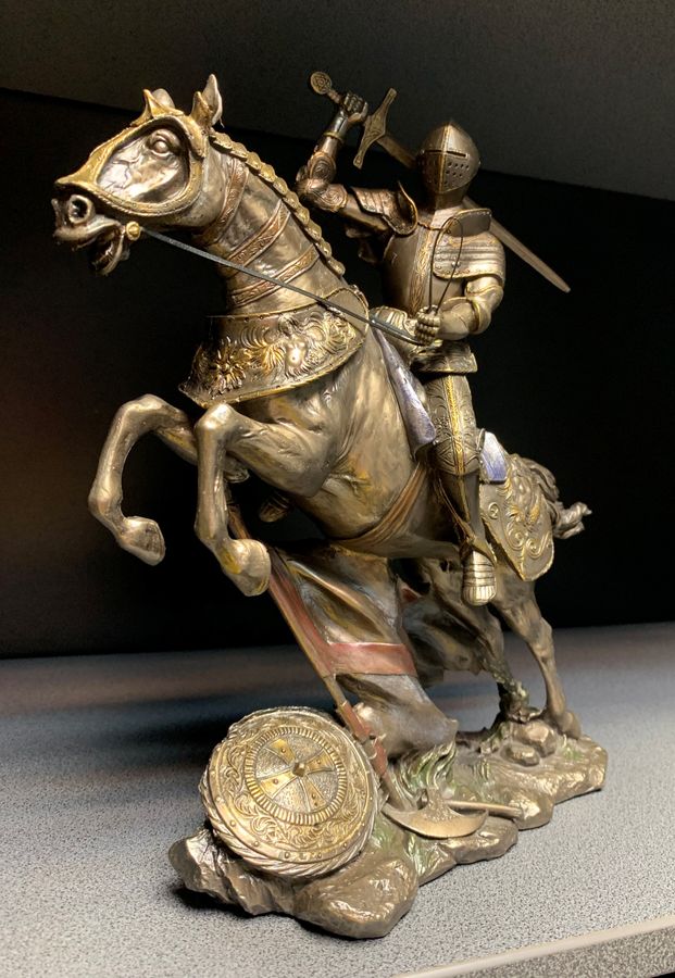 Статуэтка Veronese Рыцарь на коне WS-91/ 1