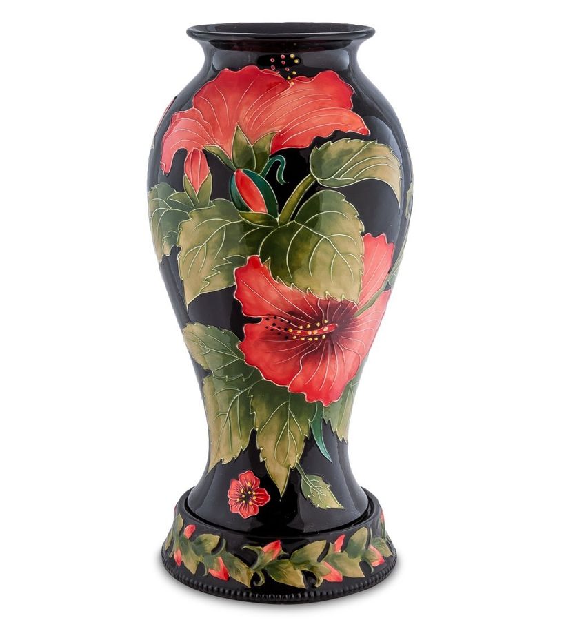 Фарфоровая ваза Гибискус Pavone BS-117