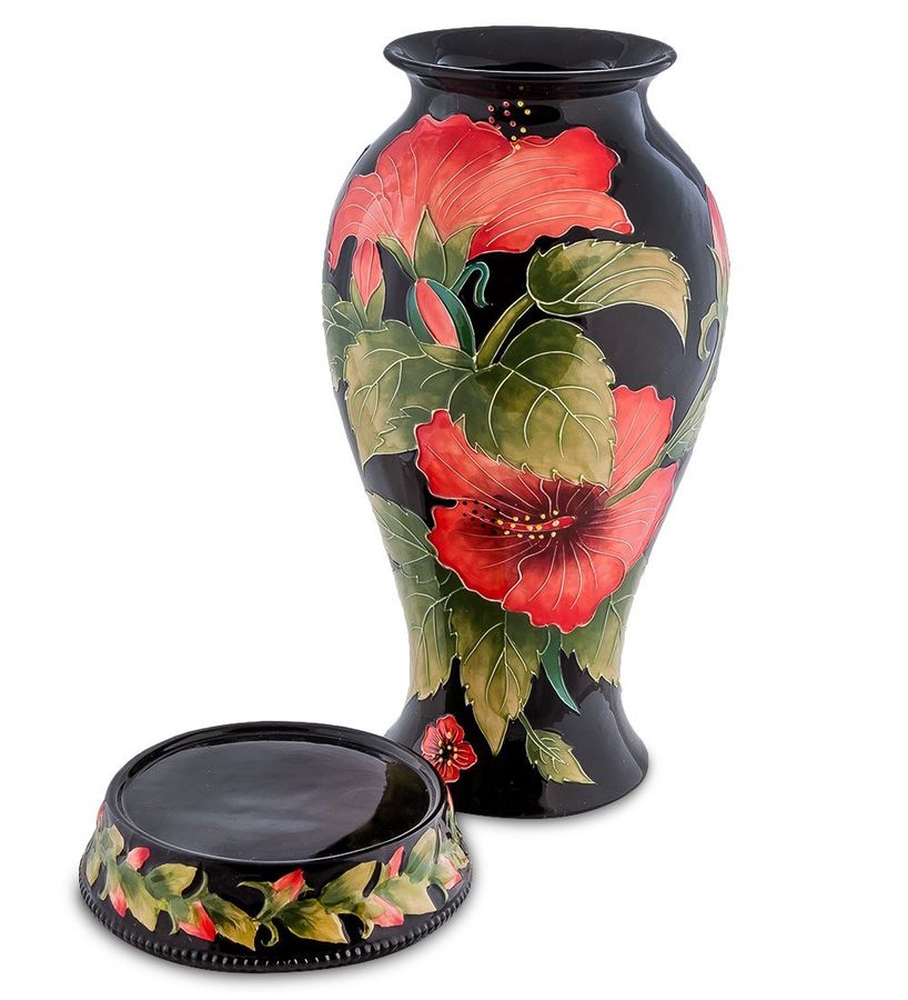 Фарфоровая ваза Гибискус Pavone BS-117