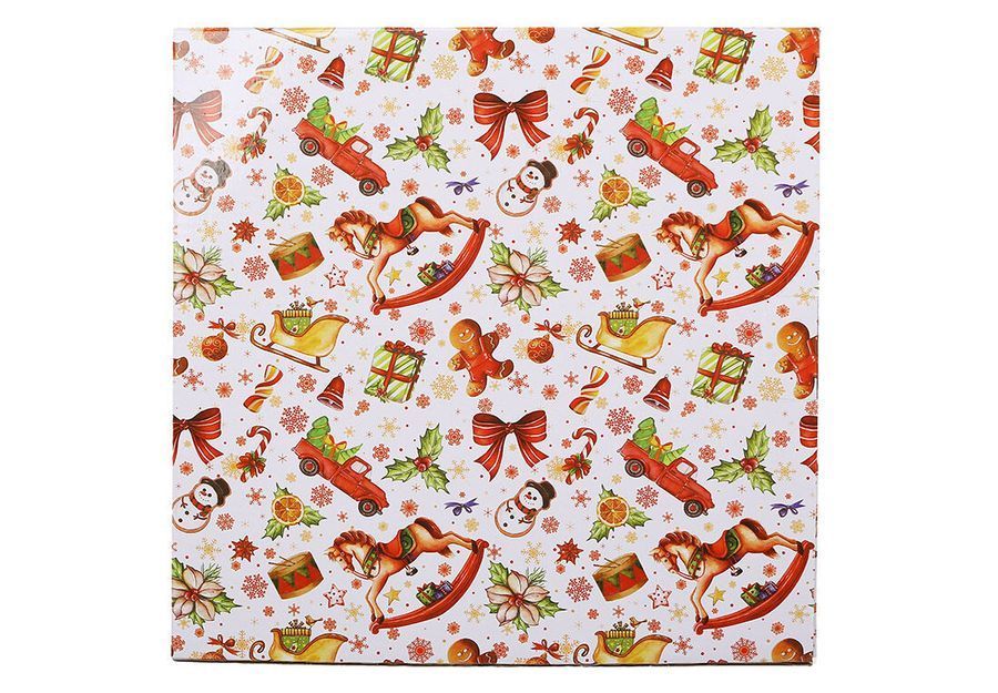Блюдо новорічне з поглибленням Christmas Ribbon 26 см