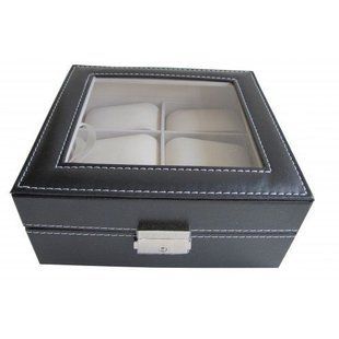 Шкатулка для 6 часов с замком 6PU 2/3