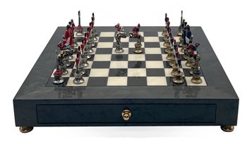 Шахматы подарочные, элитные Italfama "Napaleone" 42 х 42 см 19-92+8513R