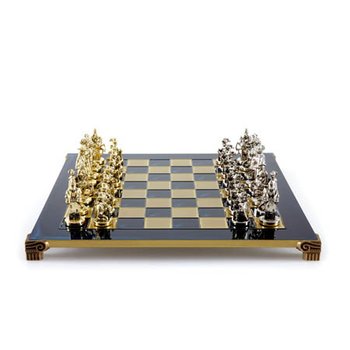 Шахматы подарочные Manopoulos "Средневековые рыцари" 44 х 44 см, S12BLU