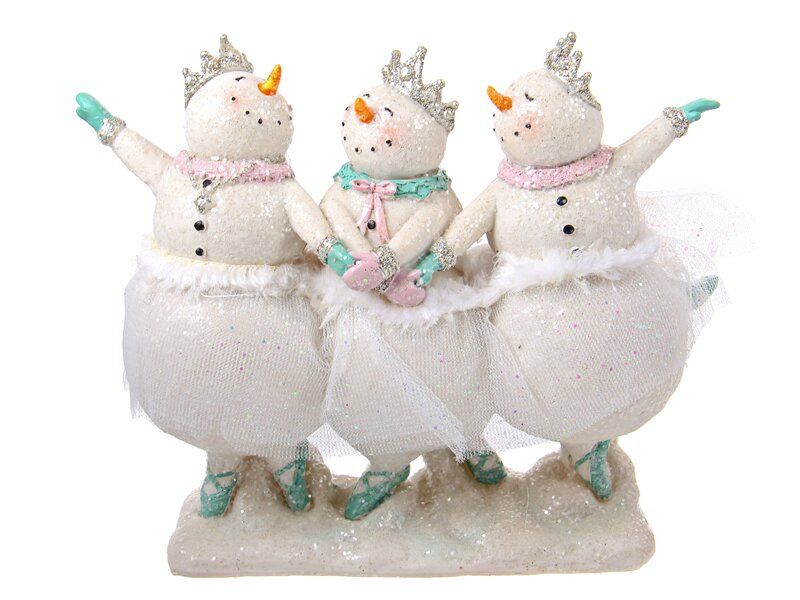 Статуэтка Трио снеговиков новогодняя 919-368