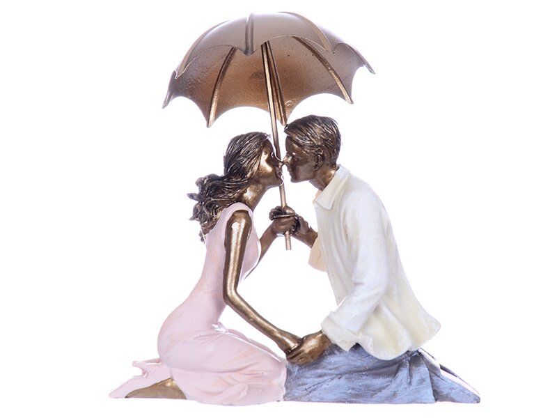 Статуэтка Пара влюбленных под зонтом 192-037