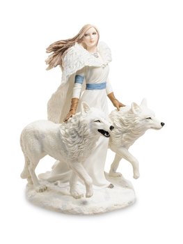 Коллекционная статуэтка Veronese Девушка с волками BY ANNE STOKES WU76701AA
