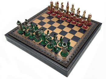 Подарочный набор Italfama "Medioevale" 28 х 28 см (шахматы и шашки)