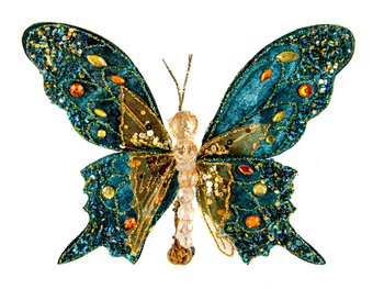 Елочное украшение "Новогодняя бабочка" 66-180