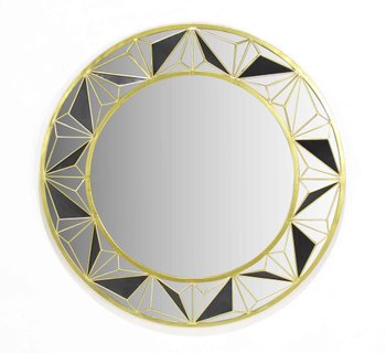 Зеркало настенное декоративное в металле Колесо Фортуны 80 см 21018