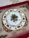 Набор новогодних тарелок Рождественский на 2 персони, 4 предмета
