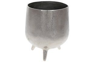Кашпо металлическое на ножках Silver 21*25см