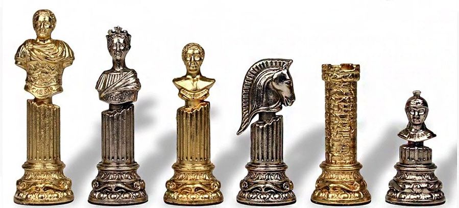 Шахматы подарочные Italfama "Busto Imperatore Romano"