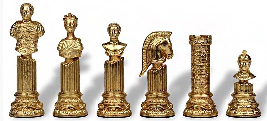 Шахматы подарочные Italfama "Busto Imperatore Romano"